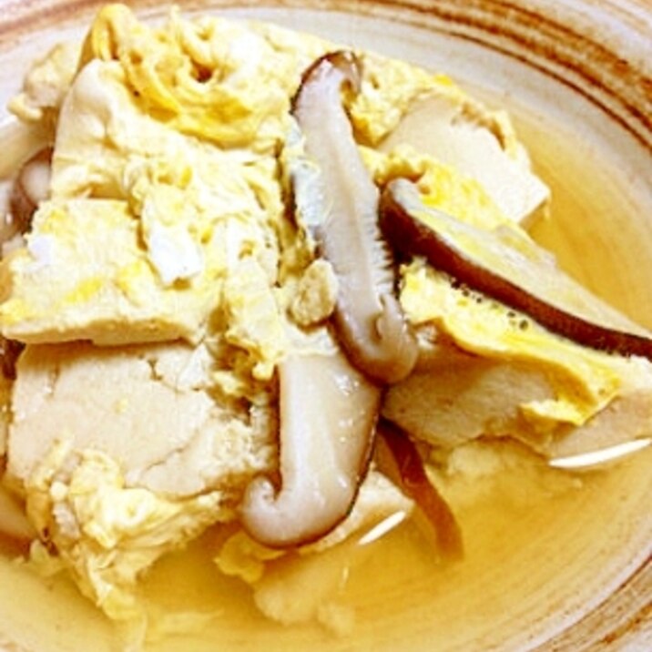 フワフワ〜な高野豆腐の煮物。